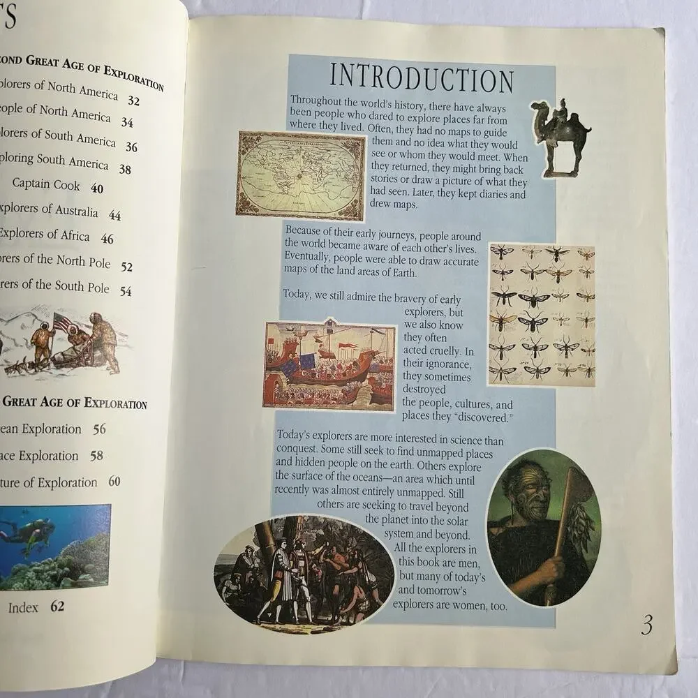 Set Of 2 Educational Books Atlas Of Exploration And Discovery Of The Americas